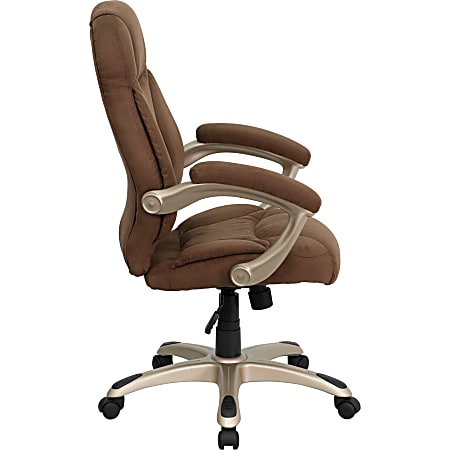 Microfiber office best sale chair high back