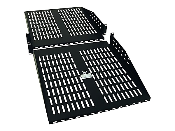 Eaton Tripp Lite Series Rack Cantilever Fixed Shelf 2-Post 4-Post Compatible 2URM - Rack shelf - black - 2U