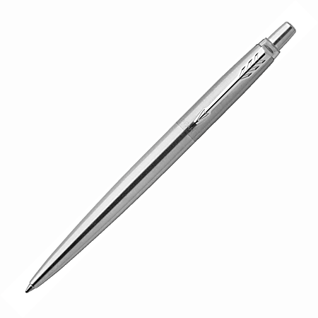 Parker Jotter Ballpoint Pen Medium Point 0.7 mm Stainless Steel Barrel  Black Ink - Office Depot