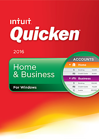 Quicken® 2016 Home & Business, For 1 PC, Download Version
