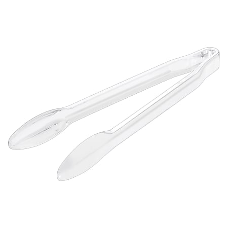 Amscan Plastic Salad Tongs, 1"H x 6"W x 12"D, White, Pack Of 6 Salad Tongs