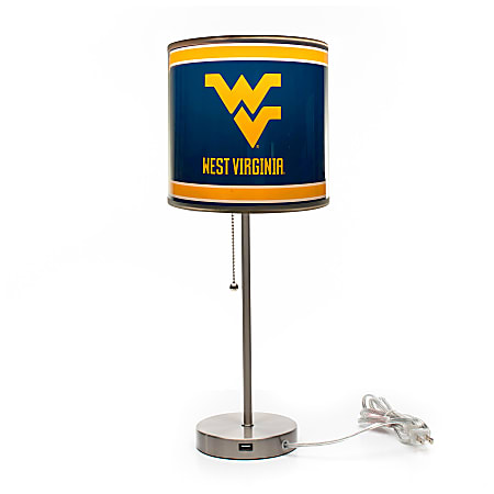 Imperial NCAA Table Lamp, 19"H, West Virginia University