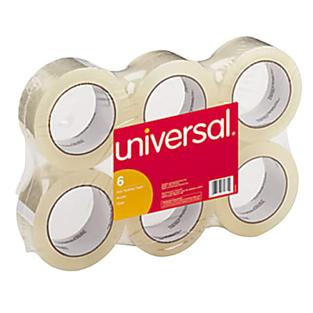 Universal Box Sealing Tape - 110 yd x 2"- 3" Core - Polypropylene - 1.85 mil