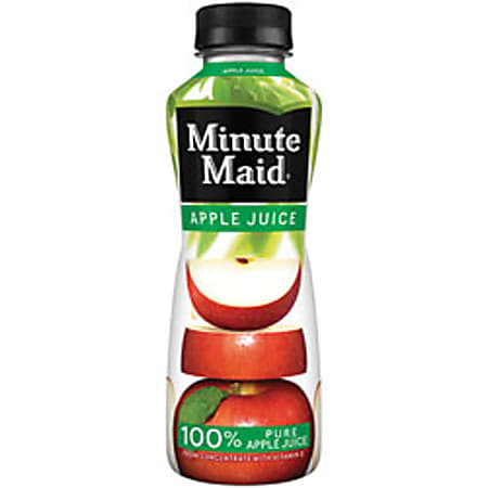 Minute Maid Apple Juice, 15.2 Oz. Bottles, Pack Of 24