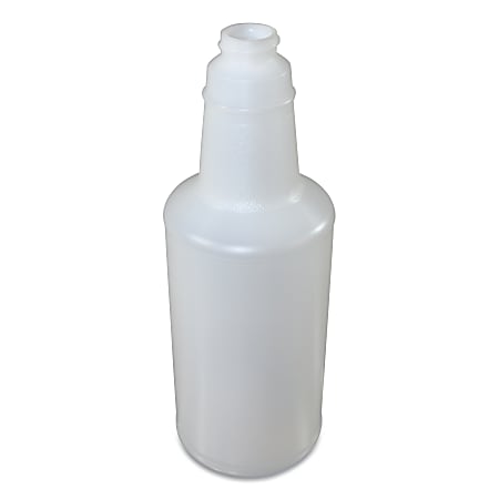 Genuine Joe Plastic Bottle with Graduations - 96 / Carton - Translucent - Plastic Genuine Joe Plastic Bottle with Graduations - 96 / Carton - Translucent - Plastic