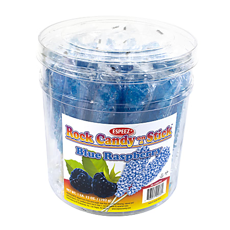 Espeez Rock Candy Sticks, Royal Blue Raspberry, Pack