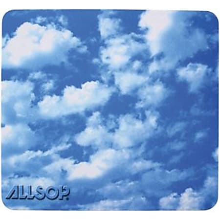 Allsop® Soft Cloth Mouse Pad, 9 3/4" x 10", Clouds & Water