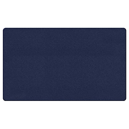 Ghent Fabric Bulletin Board With Wrapped Edges, 24" x 36", Blue