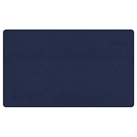 Ghent Fabric Bulletin Board With Wrapped Edges, 24" x 36", Blue