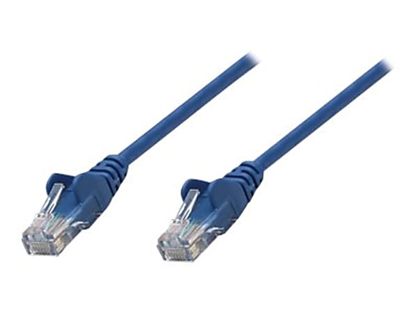 Intellinet Network Patch Cable, Cat6, 2m, Blue, CCA,