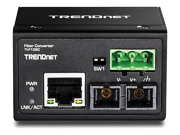 TRENDnet Hardened Industrial 100Base-FX, TIF10SC