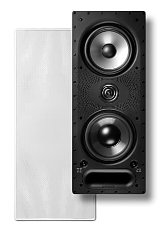 Polk Audio 265-RT Vanishing RT Series In-Wall Loudspeaker, White, 265RT