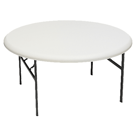 Iceberg Indestruct-Table Too Round Folding Table, 29&quot;H x