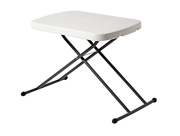 Realspace® Personal Folding Table, Platinum