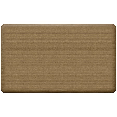 GelPro NewLife Designer Comfort Low Profile Anti-Fatigue Mat, 18" x 30", Khaki