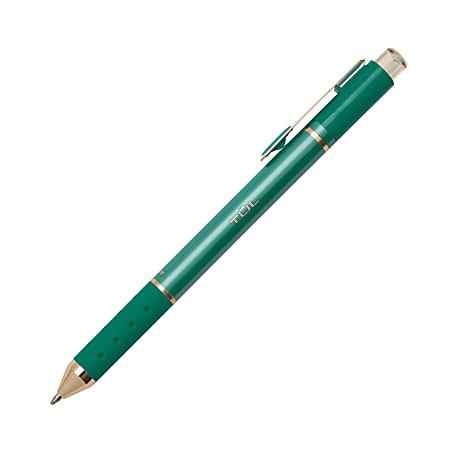 TUL® GL Series Retractable Gel Pen, Medium Point, 0.8 mm, Metallic Dark Green Ink