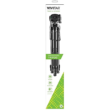 Vivitar VIV-VPT-3662 Floor Standing Tripod - 62" Height