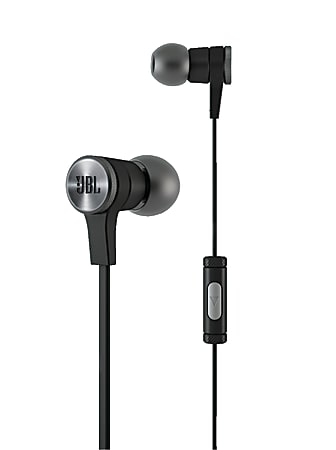 JBL Synchros E10 Earbud Headphones With Universal Microphone And Remote, Black