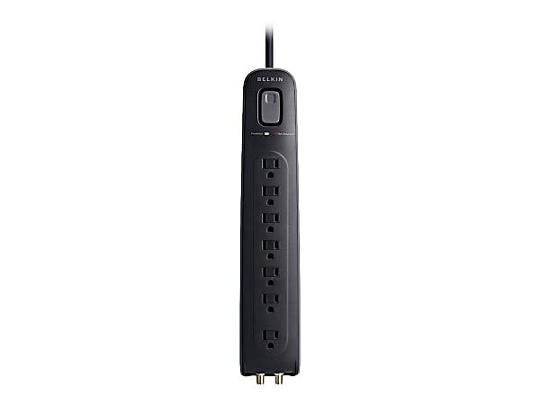 Belkin Ultimate - Surge protector - output connectors: 7 - 4 ft cord - black