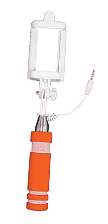 Wireless Gear Small-Version Monopod Selfie Stick, Red, GU1695