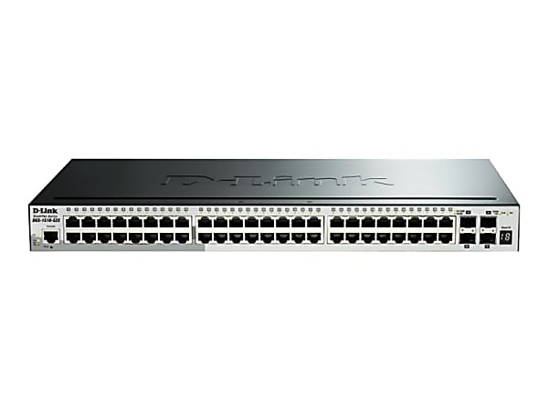 D-Link® 52-Port Gigabit Stackable SmartPro Switch With 4 10GbE SFP+ Ports