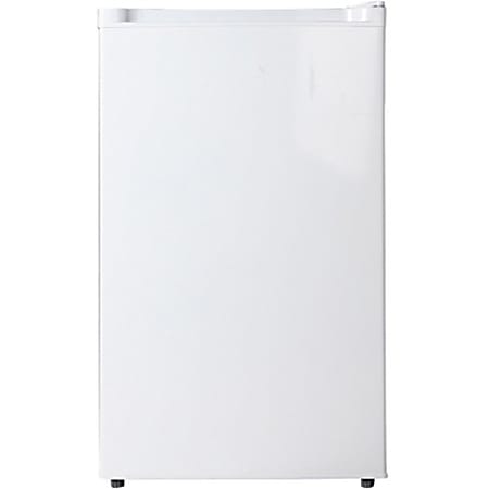 Midea WHS-109FW1 Freezer - 3 ft³ - Manual Defrost - Reversible - 3 ft³ Net Freezer Capacity - 240 kWh per Year - White - Wire Drawer, Stainless Steel