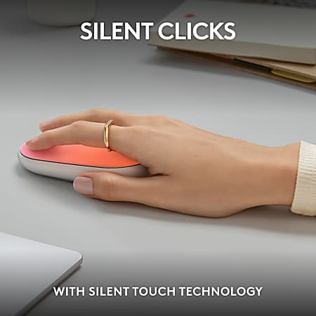 Logitech M340 Wireless Mouse with Limited Edition, USB Receiver and Silent Clicks, Portable Wireless Mouse, Speckles