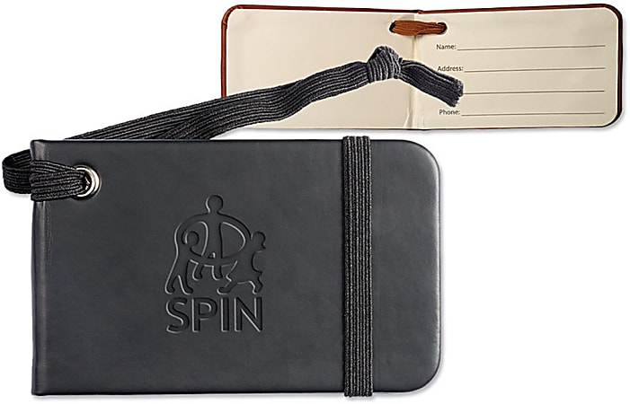 Pu leather hot sale luggage tag