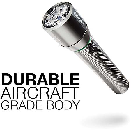 Eveready Vision HD Rechargeable LED Flashlight LED 1000 lm Lumen Battery  Rechargeable Battery USB ENPMHRL7CT - Office Depot