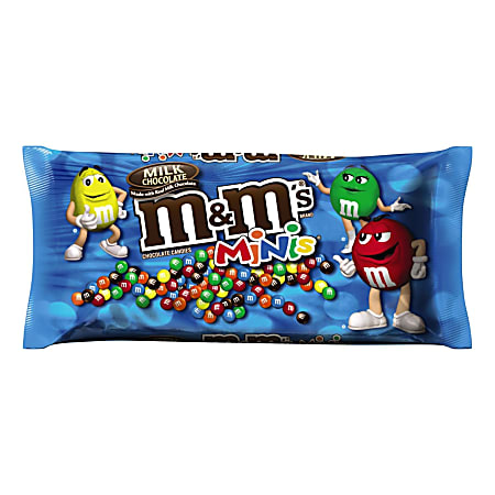 M&M's® Milk Chocolate MINIS Candy Bags, 10.8 Oz, Pack Of 3