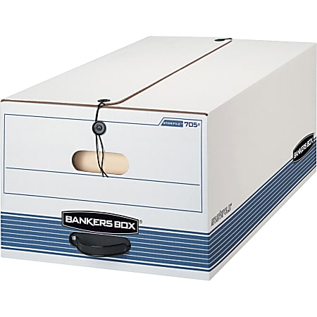 Bankers Box® Stor/File™ With String & Button Closures, Letter/Legal Size, 15" x 24" x 10", Case Of 4