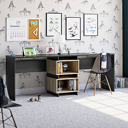 Novogratz computer shop desk with storage