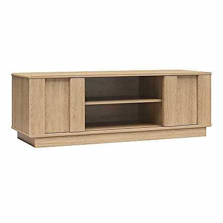 Mr. Kate Greenwich TV Stand For TVs Up To 65", 20-1/4"H x 59-9/16"W x 19-3/4"D, Light Oak
