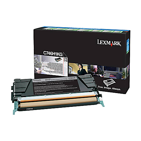 Lexmark™ C746H1KG Black High Yield Toner Cartridge