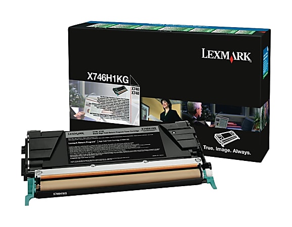Lexmark™ X746H1KG Black High Yield Toner Cartridge