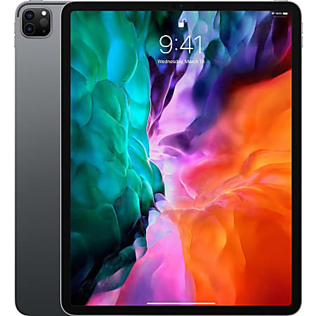 Apple iPad Pro (4th Generation) Tablet - 12.9" - 128 GB Storage - iPad OS - Space Gray - Apple A12Z Bionic SoC - 2732 x 2048 - Liquid Retina Display, In-plane Switching (IPS) Technology, True Tone Technology Display - 7 Megapixel Front Camera