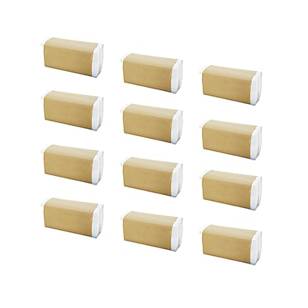 General Supply C-Fold Towels, 1-Ply, 11 x 10.13, White, 198/Pack, 12 Packs/Carton