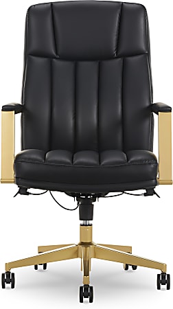 Thomasville Lyndale Ergonomic Vegan Leather Mid Back Office Chair