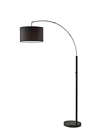 Adesso® Preston Arc Lamp, 76”H, Black