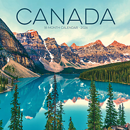 2026 Willow Creek Press Art & Design Monthly Wall Calendar, 12" x 12", Canada, January To December, 55694