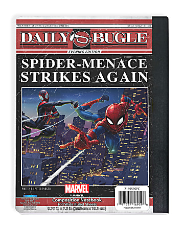 Innovative Designs Licensed Composition Notebook 7 12 x 9 34 Single ...