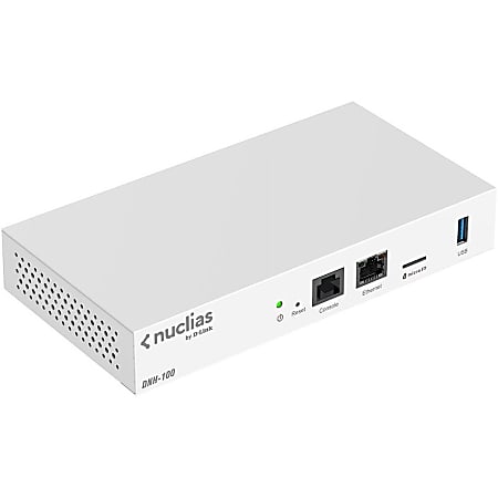 D-Link Nuclias DNH-100 Wireless LAN Controller - 1 x Network (RJ-45) - Gigabit Ethernet - 6.50 W - Rack-mountable