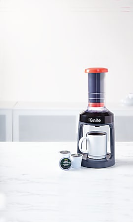 K cup coffee shop press