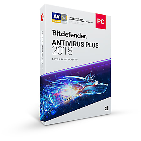 Bitdefender Antivirus Plus 2018 3-Users, 1-Year