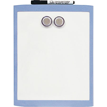 Quartet® Decorative Dry-Erase Whiteboard, 11" x 8 1/2", Assorted Finish Plastic Frames