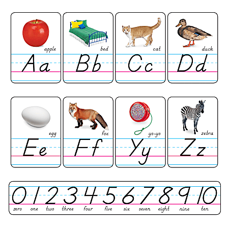 TREND Modern Manuscript Photo Alphabet Cards, Multicolor, Pre-K - Grade 8, Pack Of 29