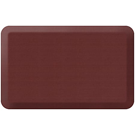 GelPro NewLife Designer Comfort Grasscloth Anti-Fatigue Floor Mat, 20" x 32", Crimson