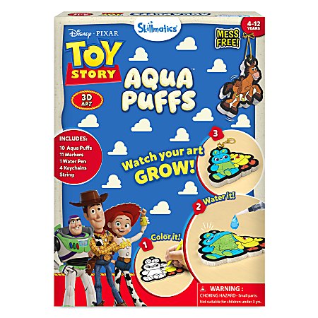 Skillmatics Aqua Puffs 3D Art Kit, Toy Story