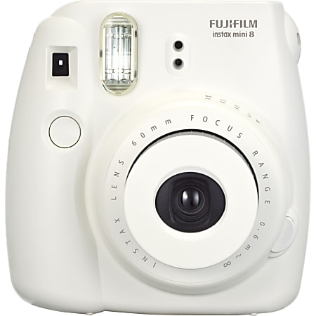 Fujifilm Instax Mini 8 Camera - White - Instant Film - White