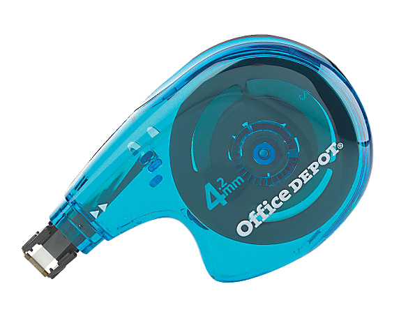 Office Depot Brand Correction Tape With Mini Roller Head 394 White